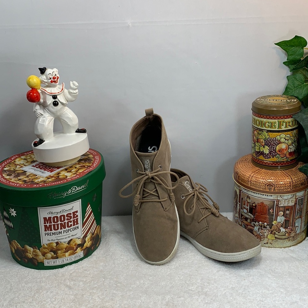“CIRCUS” Suede Ankle Sneakers by Sam Edelman